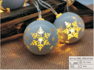 Albero domestico degli ornamenti delle luci di Natale che appende all'aperto di plastica del pendente principale