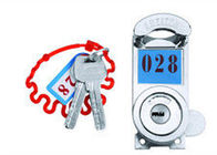 Le serrature di sicurezza della porta di vetro di scivolamento di serie di numero bagno/di KFC zincano il materiale