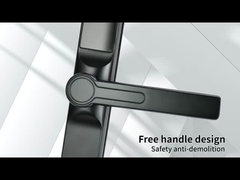 Ponte rotta a lato stretto, lucchetto intelligente, materiale in lega di zinco, vetrina, maniglia corta 3.0, il