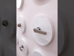 Manico di porta in legno di alta qualità di fabbrica lucchetti di porta a leva di zinco per porte interne