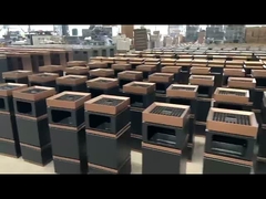 Contenitore di rifiuti esterno da riciclaggio da 27L contenitore di rifiuti metallici classificati