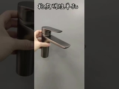 PVC Bibcock Zinc Die Casting Manici del rubinetto del bagno Colore argento brillante