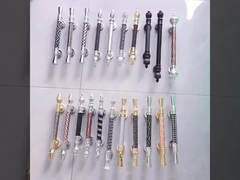 Antico Chrome Craft Pull Maniglia di alluminio E SUS Luxury Decor Grande Hotel Maniglia di porta in legno massello