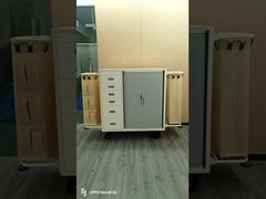 Bidoni per rifiuti da cucina da tavolo integrati in plastica ABS, lunga durata, colore grigio blu