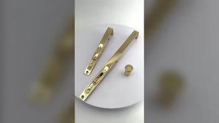 Porta interamente in rame con chiavistello nascosto, porta in legno a doppia apertura, chiavistello invisibile esteso, nascosto