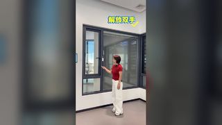 Porte e finestre a prova di rumore Finestra a battente in lega di alluminio con taglio a ponte personalizzata Insonorizzazione e