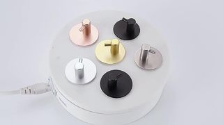 Ganci inox non forati per porte camere e bagni, ganci appendiabiti per armadi, muro m