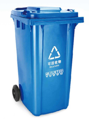 Produttore 120l 240l 360l 660l 1100l grande bidone di plastica con ruote all'aperto