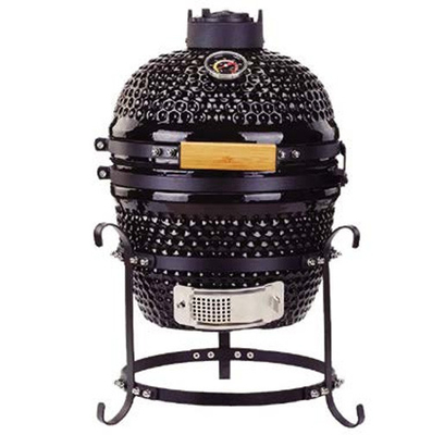 Grill esterno pesante Carbone di legno Barbecue quadrato Grill carbone di legno barbecue Grill funzionale grande fumatore quadrato