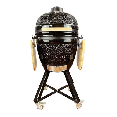 Grill esterno pesante Carbone di legno Barbecue quadrato Grill carbone di legno barbecue Grill funzionale grande fumatore quadrato