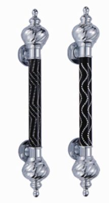 Antico Chrome Craft Pull Maniglia di alluminio E SUS Luxury Decor Grande Hotel Maniglia di porta in legno massello