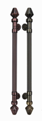 Antico Chrome Craft Pull Maniglia di alluminio E SUS Luxury Decor Grande Hotel Maniglia di porta in legno massello
