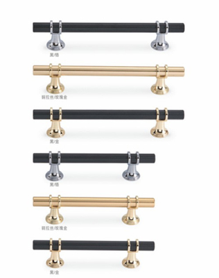 Modern Black Aluminium Furniture Handle Kitchen Cabinets Door Drawer Pull Handle Wardrobe Long Handle