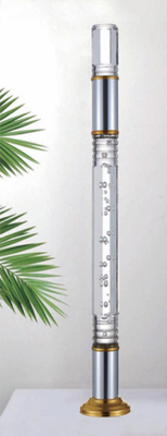 Scala acrilica interna di alta qualità ringhiera scalinata di plastica manubrio cristallino pilastro scalinata acrilica trasparente baluster