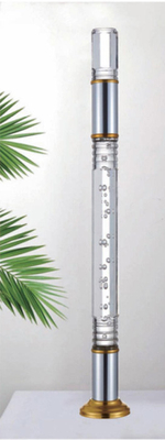 Scala acrilica interna di alta qualità ringhiera scalinata di plastica manubrio cristallino pilastro scalinata acrilica trasparente baluster