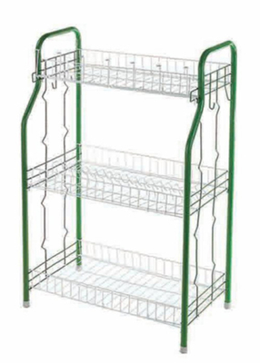 4 Livello Standing Tipo Cucina Piatto Cucina Rack Piatto Asciugatura Rack Piatto Rack Con U Net Forma Cesto Non Pieghevole