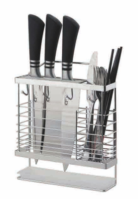 Stando Stile Acciaio inossidabile Multifunzione utensili da cucina di stoccaggio coltello porta posate