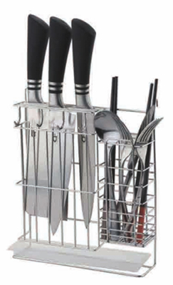 Stando Stile Acciaio inossidabile Multifunzione utensili da cucina di stoccaggio coltello porta posate