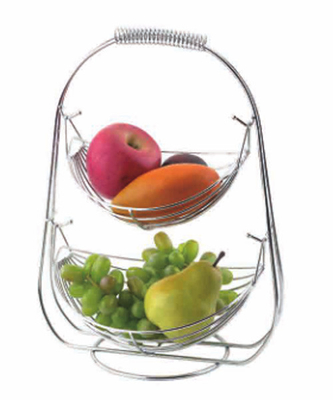 Moderno Stile Cesto Lavabile Metallo Nero Filtro Cesto Congelatore Organizzatore Cesto Di Stoccaggio Di Frutta Per Casa