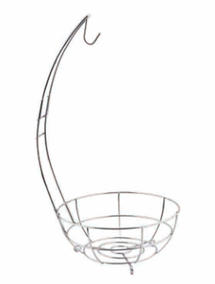 Moderno Stile Cesto Lavabile Metallo Nero Filtro Cesto Congelatore Organizzatore Cesto Di Stoccaggio Di Frutta Per Casa