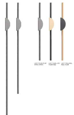 Aluminio Metallo stile moderno nero porta armadio handles manico armadio nero opaco