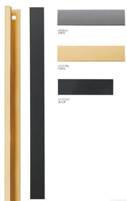 Manicotto per armadietto in alluminio Matt Ccm Blm Z-nero Abg Ab Matt Rose Gold