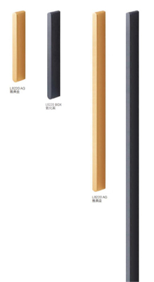 Manicotto per armadietto in alluminio Matt Ccm Blm Z-nero Abg Ab Matt Rose Gold