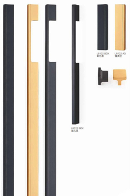 Manicotto per armadietto in alluminio Matt Ccm Blm Z-nero Abg Ab Matt Rose Gold