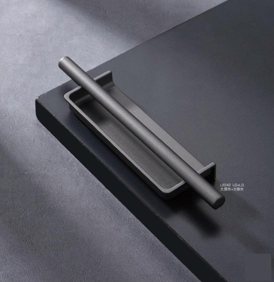 Manicotto porta armadietto Cucina di plastica nascosto cassetto intagliato Manicotto di tiraggio a scarico