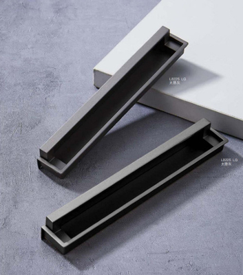 Manicotto porta armadietto Cucina di plastica nascosto cassetto intagliato Manicotto di tiraggio a scarico