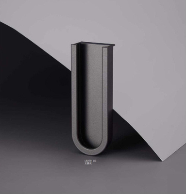 Cucina nascosto Oro Nero e Grigio Scuro Colore Pull maniglia Imbottito Armadio Maniglie Scatola Maniglio
