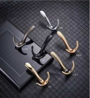 Hook di giacca in doppio tessuto europeo Hook di metallo Hook di abbigliamento moderno Hook per camera da letto