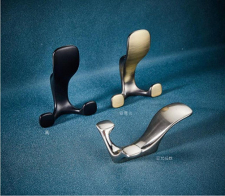 Hook di giacca in doppio tessuto europeo Hook di metallo Hook di abbigliamento moderno Hook per camera da letto