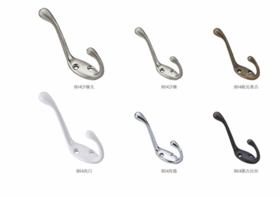 Hook di giacca in doppio tessuto europeo Hook di metallo Hook di abbigliamento moderno Hook per camera da letto