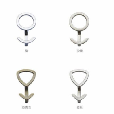 Hook di giacca in doppio tessuto europeo Hook di metallo Hook di abbigliamento moderno Hook per camera da letto