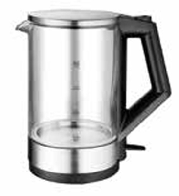 1.8L Caldaia elettrica di vetro calda con luce blu a bollire Funzione di spegnimento automatico
