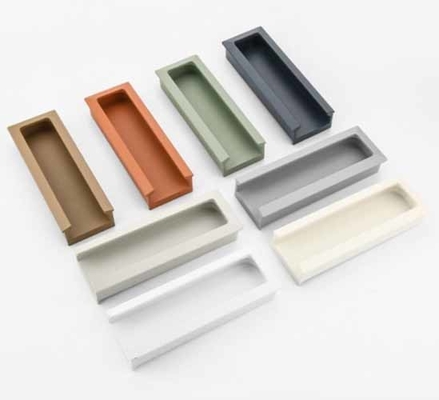Incorporato alluminio nascosto nascosto cassetto tirare maniglia per armadio cucina