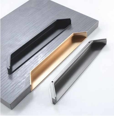 Manicotto di alluminio invisibile nascosto Manicotto di porta del cassetto incorporato Manicotti del cassetto Manicotto nascosto