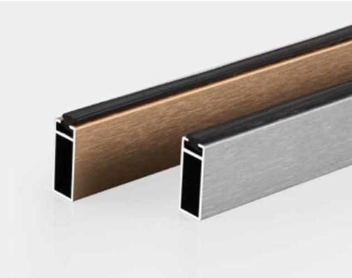 Arredo in alluminio pesante accessori per vasca da bagno abbigliamento pendente bastone rotondo e ovale armadio bastone con supporto
