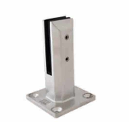 Perforazione a base di acciaio inossidabile senza cornice tipo quadrato piscina recinzione di vetro ringhiera Spigot