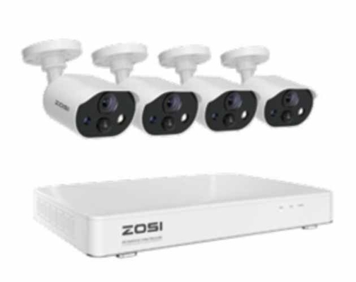 4ch 8ch Wifi Camera System 3mp Kits Sicurezza con telecamere IP wireless