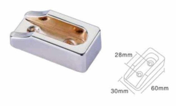 Supporto per porta tubo ovale rimovibile per armadio