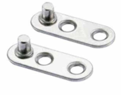 Hardware In acciaio inossidabile senza telaio Inchiostro nascosto Specchio a spillo di vetro Cerniera della porta della doccia Per occhiali da doccia