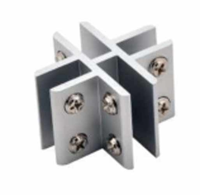 Hardware In acciaio inossidabile senza telaio Inchiostro nascosto Specchio a spillo di vetro Cerniera della porta della doccia Per occhiali da doccia