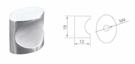 Stainless Steel 304 Ball Knob For Furniture Cabinet Drawer Door 25mm 30mm Separate Rose Kitchen Bedroom Dresser Hotel Living Room