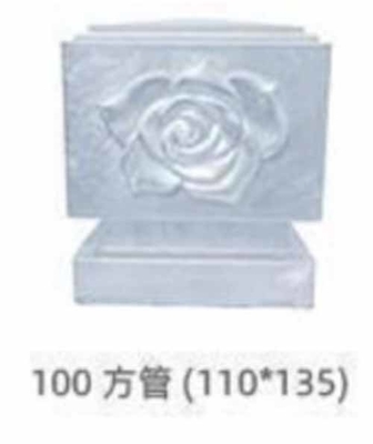 Accessori di corrimano galvanizzato Colonna di corrimano galvanizzato Copertura di testa quadrata sferica