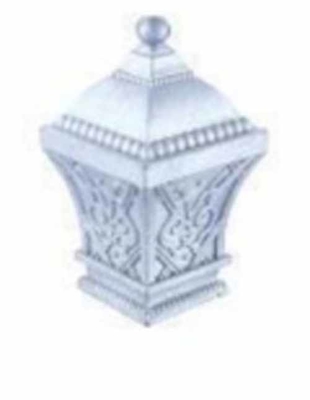 100x100 o 4x4 pollici di alluminio di recinzione Post Cap ornamentale Die Cast Post Cap