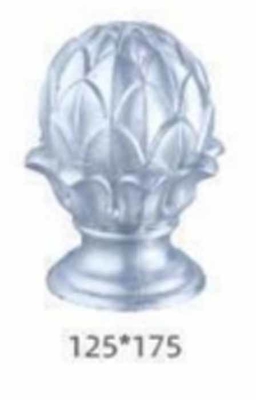 100x100 o 4x4 pollici di alluminio di recinzione Post Cap ornamentale Die Cast Post Cap