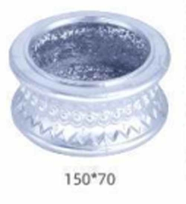 80X80 Leggio di alluminio Corrimano Balcone Traliccia Scala Corrimano Pistola Capo picco Copertura Sedile del cuore
