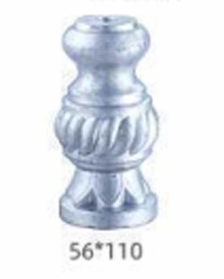 100x100 o 4x4 pollici Fence in alluminio fuso con montatura in metallo ornamentale e servizio di modellazione 3D